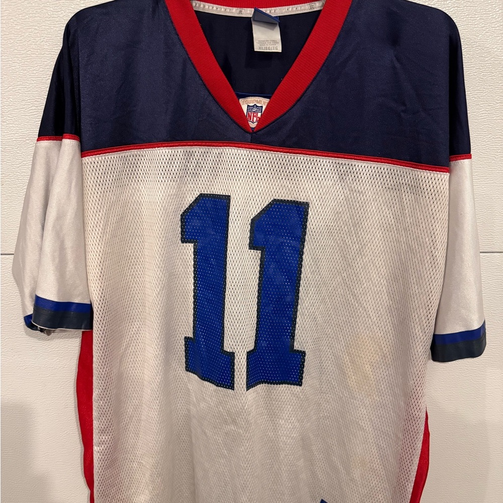 NFL Equipment On-Field Reebok Buffalo Bills #11 Drew Bledsoe White Jersey Men XL